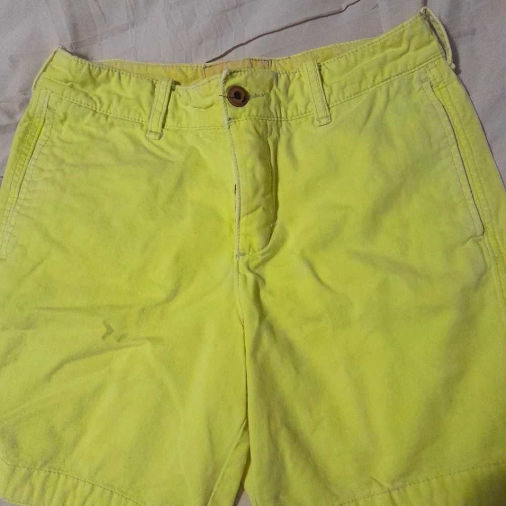 Men's Hollister Yellow Shorts